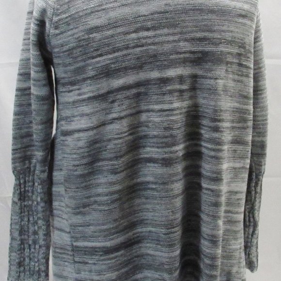 Women's Large Knit Long Sleeve Open Front Cardigan - Picture 5 of 6